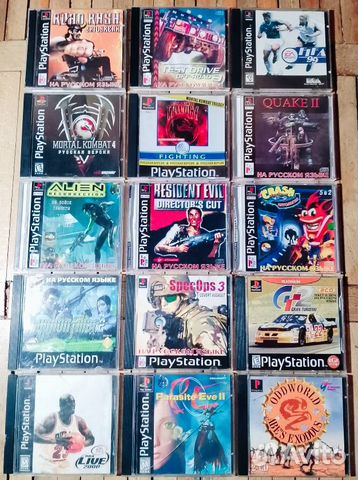 Игры на Sony Playstation 1