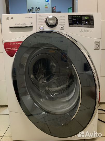 Стиральная машина LG direct drive 7 кг с паром