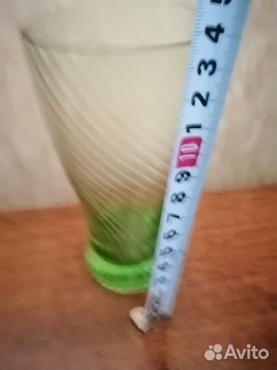 Стакан цветное стекло СССР