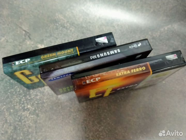 Аудиокассеты новые запечатанные