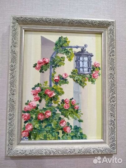 Картина маслом на холсте ручная работа