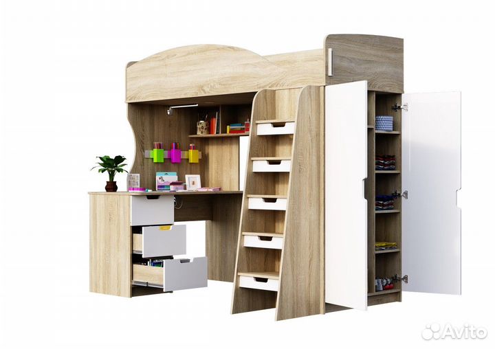 Детская кровать-чердак