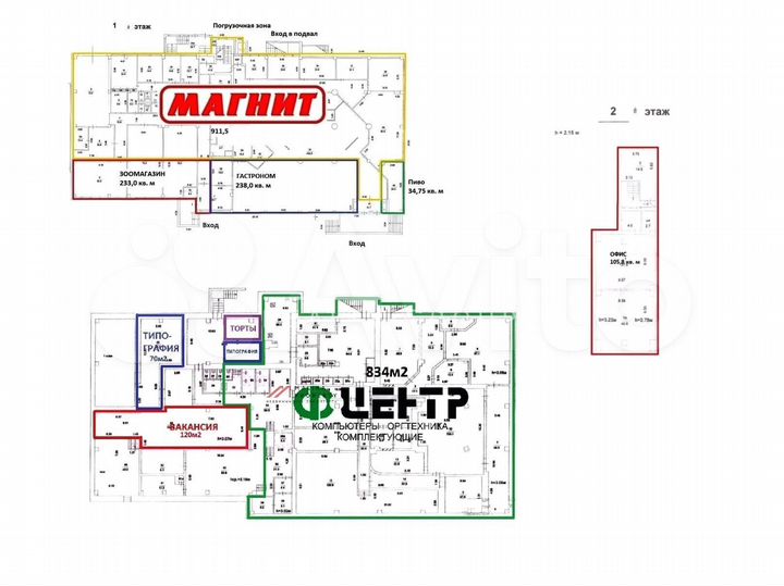 Продам торговое помещение, 2927 м²