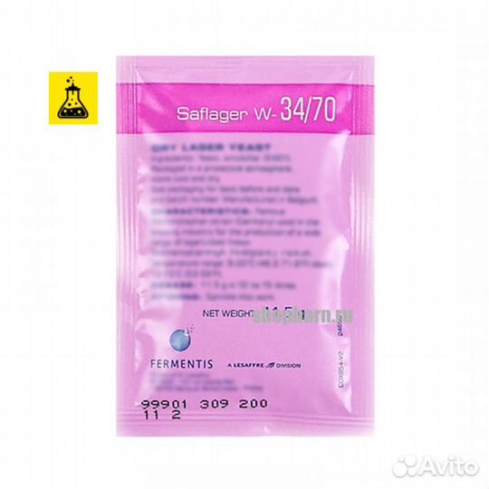 Дрожжи пивные saflager W-34/70