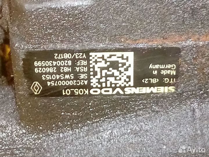 Тнвд Рено Сценик Меган