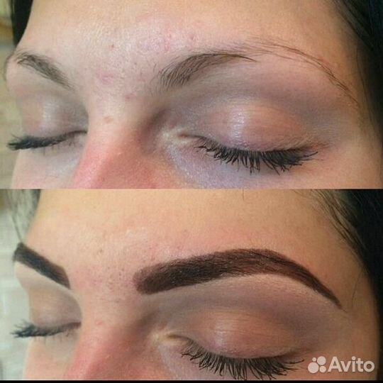 Коррекция бровей