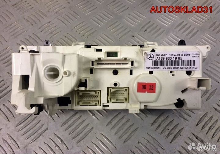 Блок климата Mercedes Benz W169 A1698301985