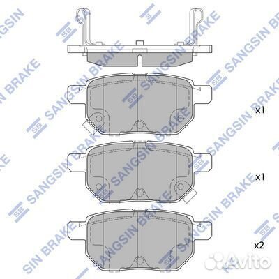 Тормозные колодки Sangsin brake SP2094