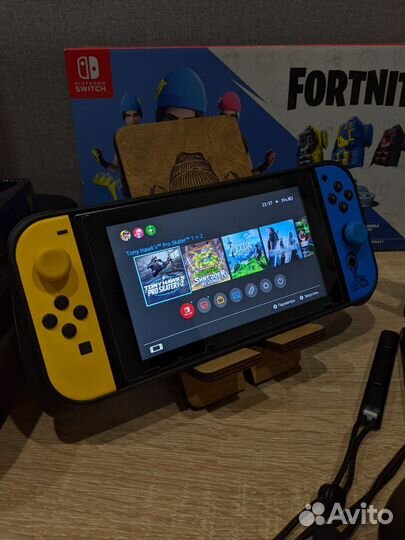 Nintendo switch Fortnite edition 2 rev (чипованый)