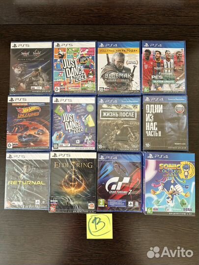 Игры Новые в пленке для ps4,ps5 читайте описание