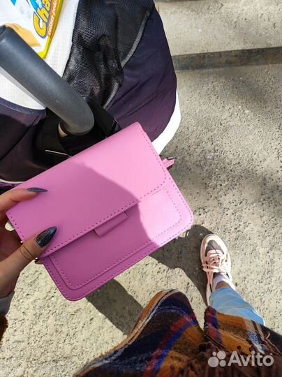 Сумка розовая классическая
