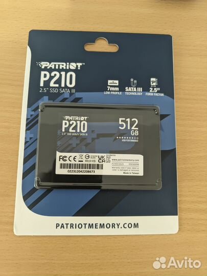 Новые SSD 512gb