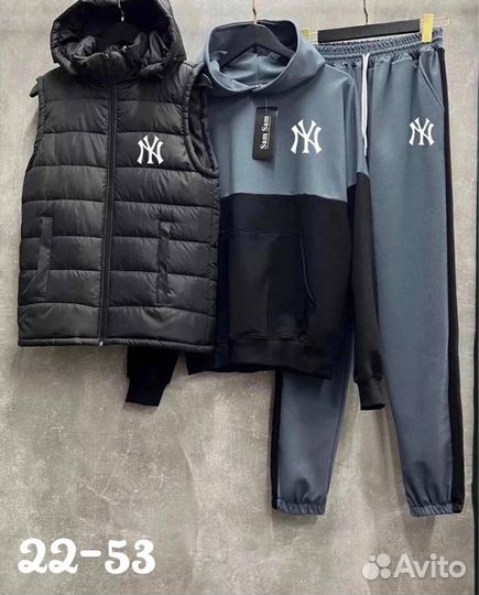 Спортивный костюм с жилеткой весенний