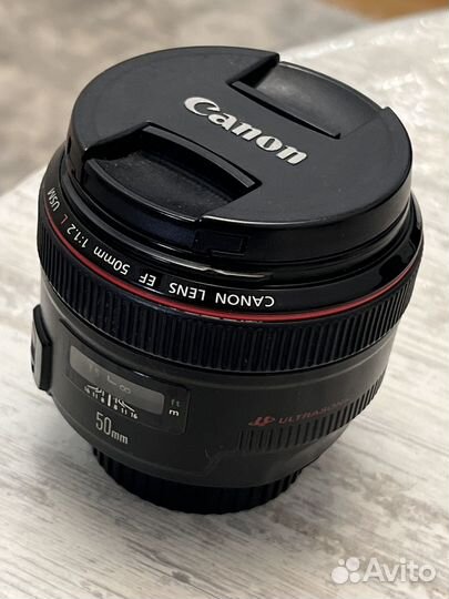 Объектив canon ef 50mm f 1.2L USM