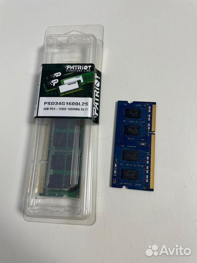 Оперативная память ddr3 для ноутбука 4gb