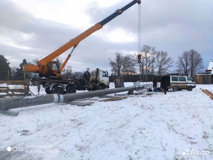 Аренда и услуги автокрана, 25 т, 42 м, с гуськом 13 м