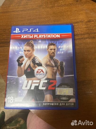 Диски на ps4 UFC 2