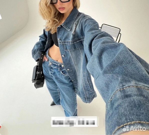Джинсовая куртка 42р до 52р