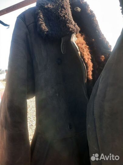 Шуба из овчины размер 58