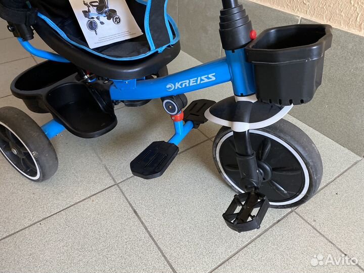 Велосипед - коляска трехколесный Kreiss с тентом