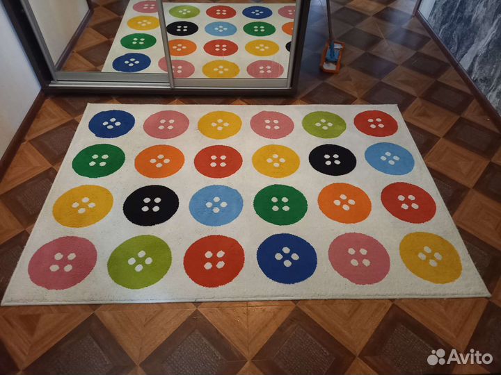 Ковер IKEA пуговки