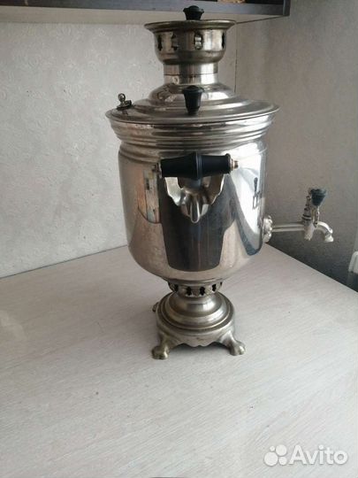 Тульский самовар на дровах и углях