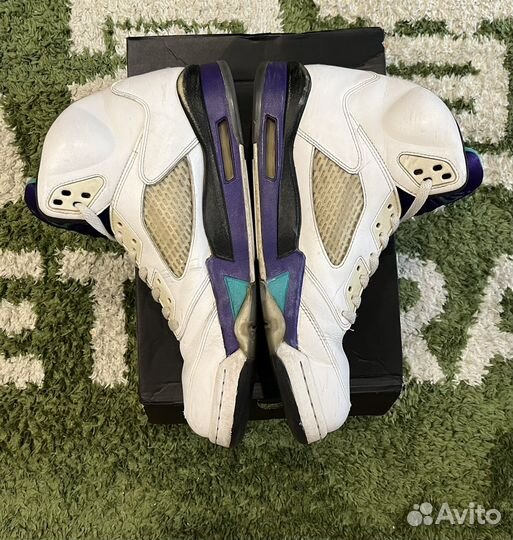 Air jordan 5 purple grape оригинал