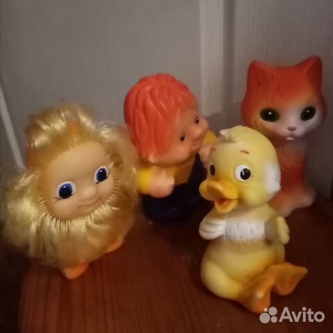 Резиновые игрушки винтаж