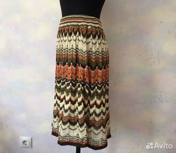 Юбка трикотажная плиссе