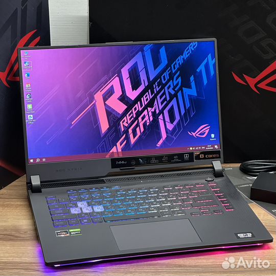 Новый Asus Rog Strix 144Hz Ryzen 7 4800H/GTX/SSD