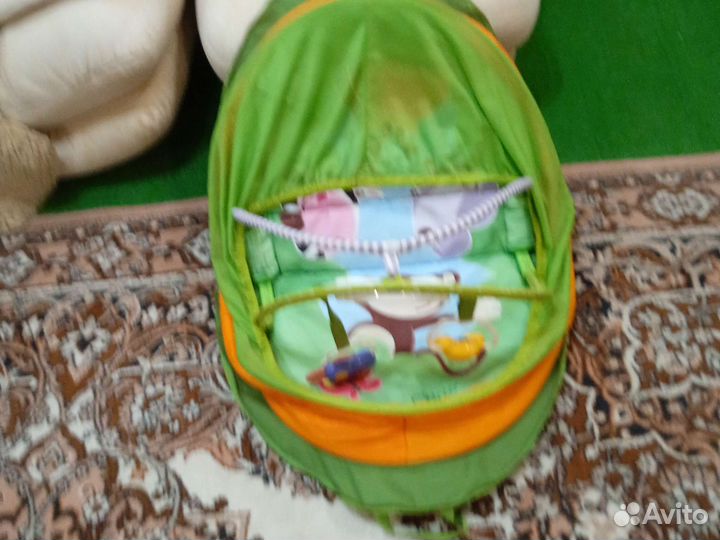 Переноска детская с музыкой с игрушками
