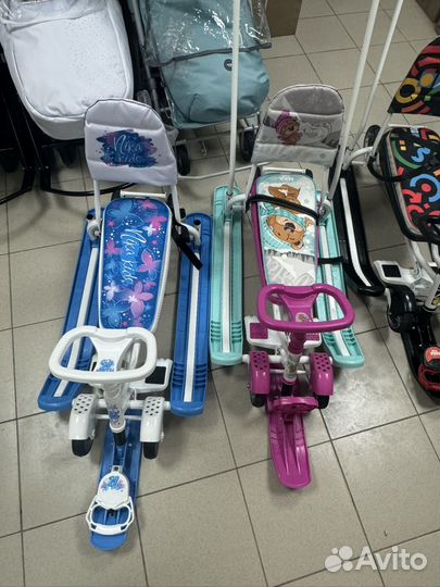 Новый снегокат Nika для девочек и мальчиков