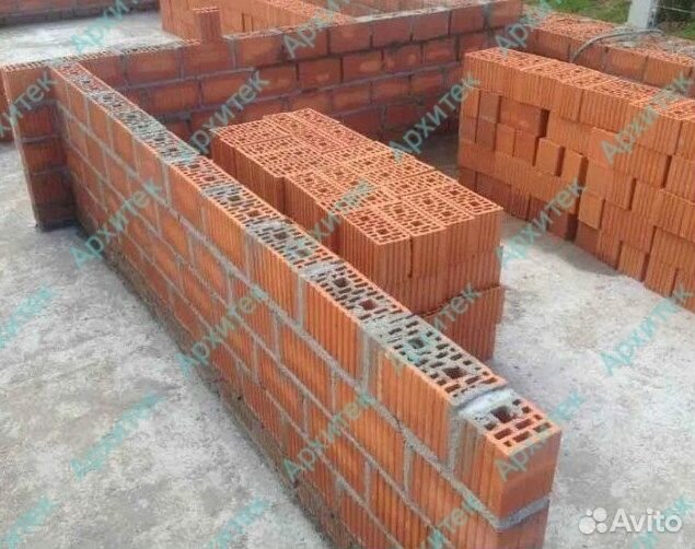 Кирпич двойной щелевой