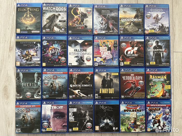 Диски ps4 игры на playstation 4