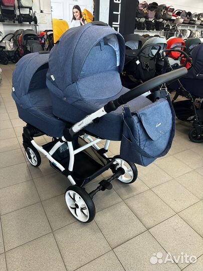 Детская коляска для двойни AroTeam Twinat