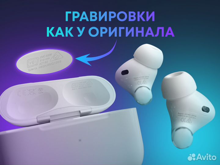 AirPods Pro Premium (Чехол + Доставка + Гарантия)