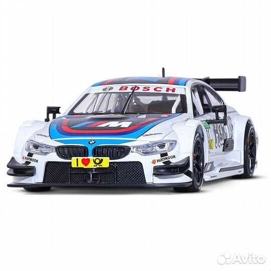 Металлическая машинка BMW M4 1:24 свет/звук