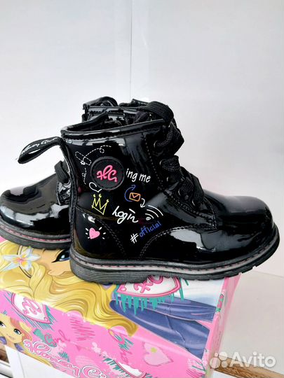 Ботинки демисезонные для девочки 25 размер