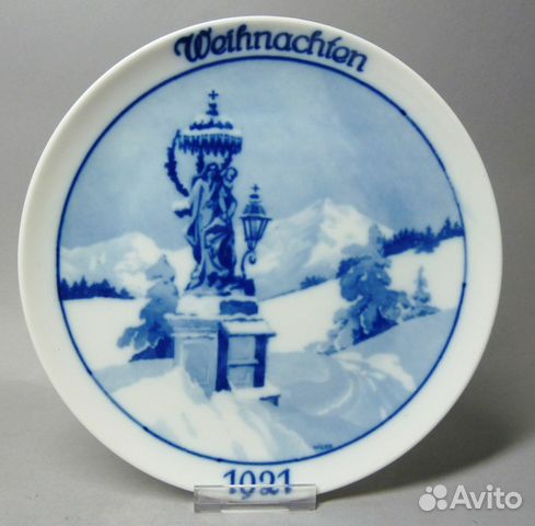 Rosenthal 1921 Рождественская Тарелка