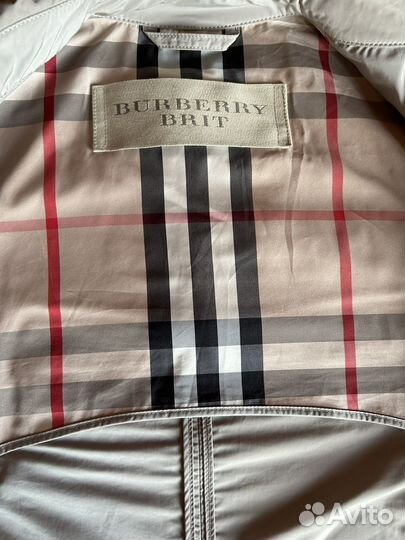 Тренч мужской burberry brit размер S