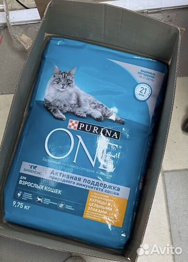 Корм для кошек purina one