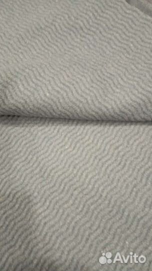 Отрез ткани драп 3х1,4 серо-синий