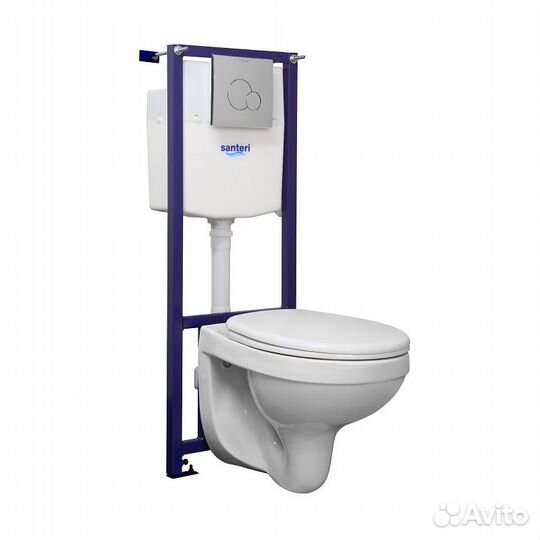 Инсталляция с унитазом