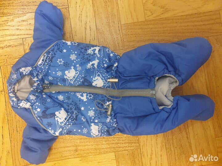 Зимний комбинезон для маленькой собаки