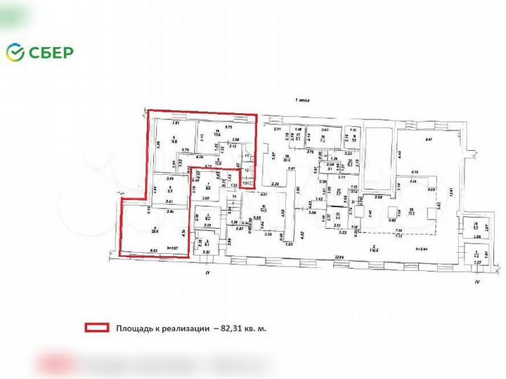 Помещение свободного коммерческого назначения, 82
