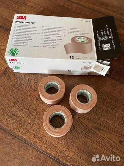 Пластырь для швов заживляющий Micropore США новый