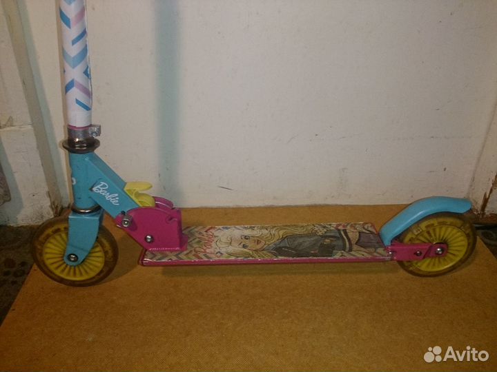 Самокат детский, шлем, защита