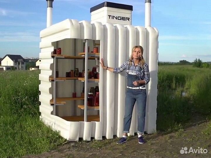 Погреб пластиковый современный