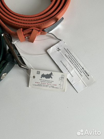 Ремень пояс женский, натуральная кожа