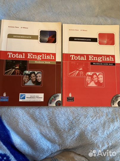 Книга и тетрадь Total English Intermediate